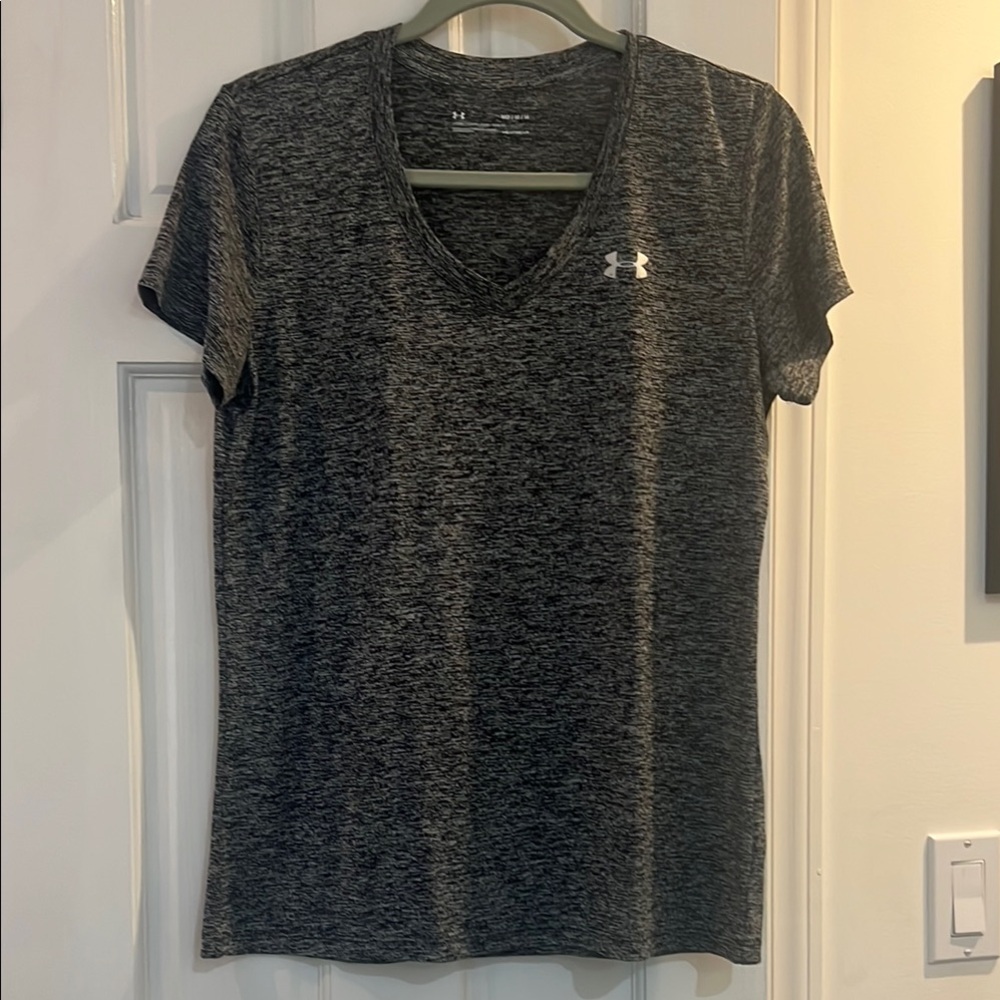 Under Armour Gray Fitted Short Sleeve T-Shirt